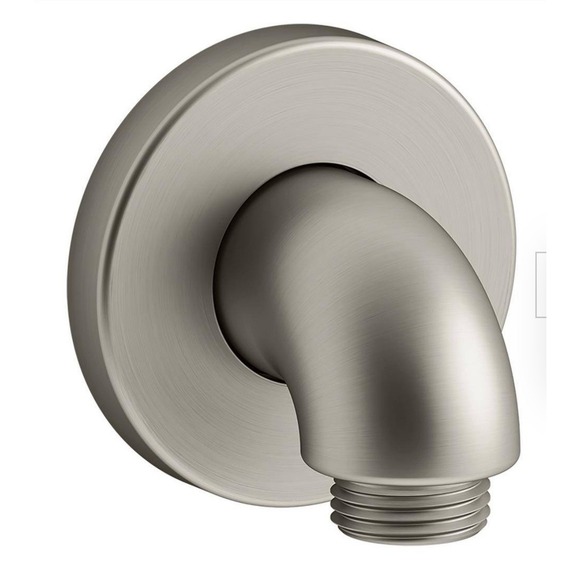 KOHLER K-22172-BV Purist Supply Elbow W/ Check Valve - Vibrant Brushed Nickel - Picture 1 of 4